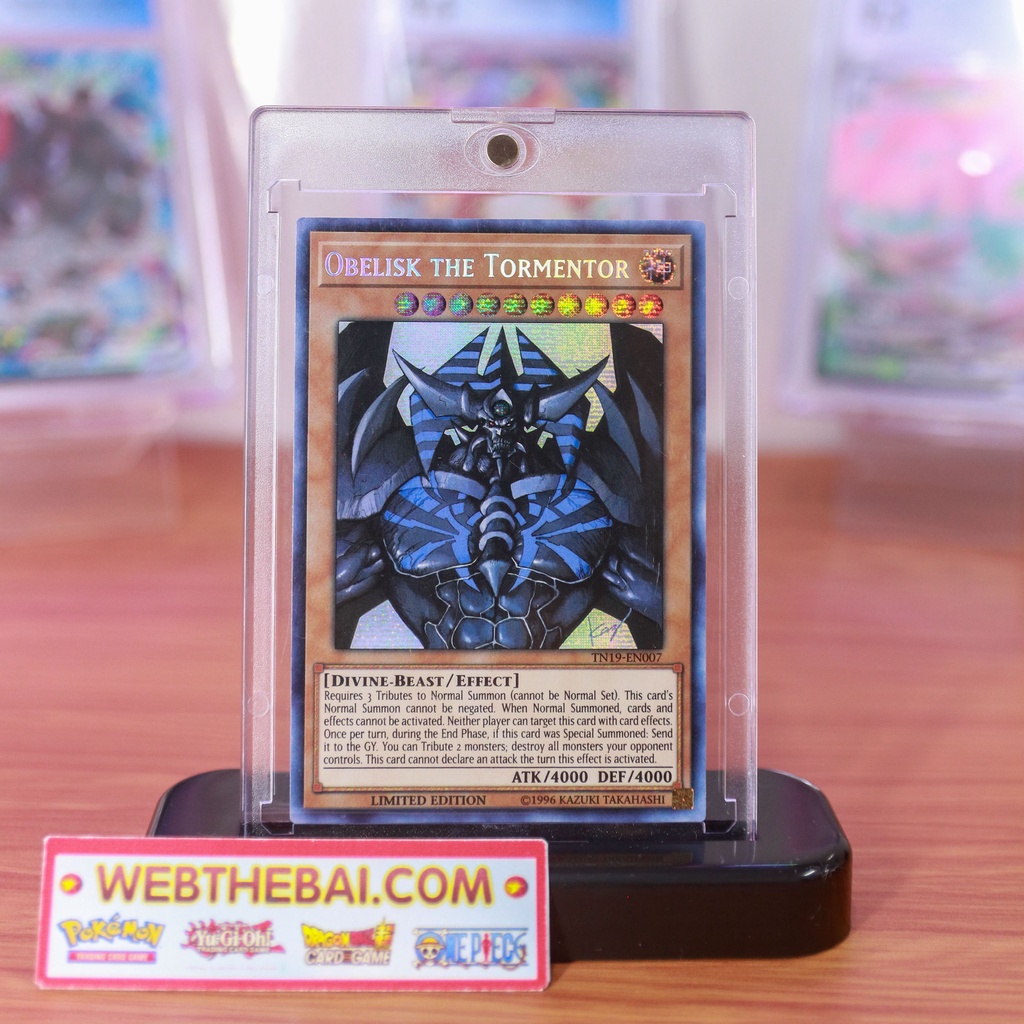 🌟CHÍNH HÃNG🌟 Bài Yugioh Obelisk the Tormentor Thần Obelisk - TN19-EN007 ...