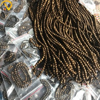 Vòng tay gỗ trầm tốc trầm hương 108 hạt - Size 6ly 8 ly - May mắn tài lộc - Bảo hành 12 tháng