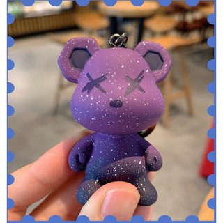 Móc khóa hình gấu bearbrick siêu cute nhiêu màu đẹp  -  moc khoa xe