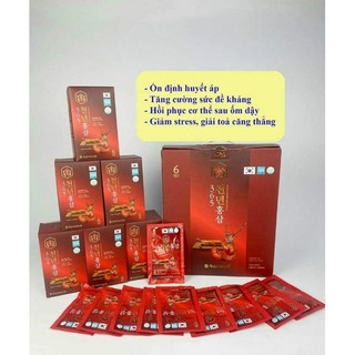 Nước hồng sâm linh chi hộp 60 gói