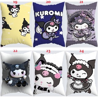 Vỏ Gối Kuromi Dễ Thương Một Mặt In Hình Chữ Nhật Polyester Vỏ Gối Phòng Ngủ Sofa Trang Trí Nhà Gối (Không Có Lõi Gối)