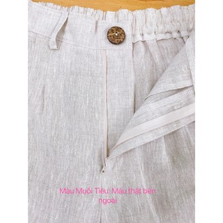 JUNE LINEN Q04- Quần short LINEN TƯNG PREMIUM, 17 MÀU Fullsize.