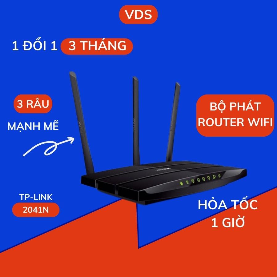 Bộ phát wifi TP-Link 3 râu xuyên tường router modem wifi 450Mbps ...