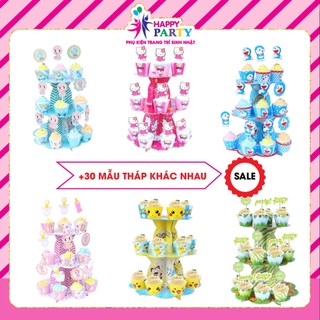 [CÓ VIDEO] Tháp Bánh 3 Tầng Bằng Giấy Trang trí Sinh Nhật Trên Bàn SANG TRỌNG tại Happy Party