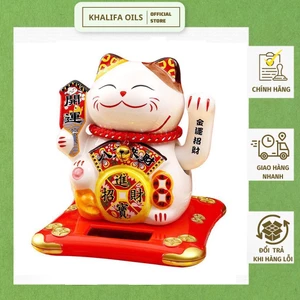 Mèo thần tài vẫy tay , mèo may mắn đắc tài đắc lộc nhỏ gọn phù hợp để tại văn phòng, quán ,trên xe ô tô
