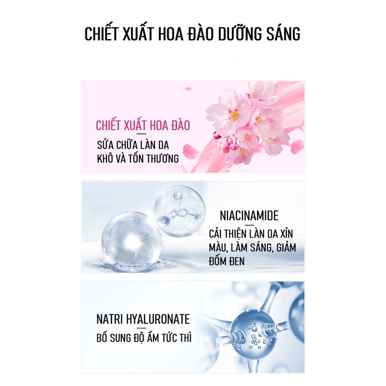 Nước Hoa Hồng Japan Sakura Toner 100ml Cân Bằng Độ Ẩm Và Giàu Khoáng Chất Làm Mịn Da, Dưỡng Ẩm, Se Khít Lỗ Chân Lông