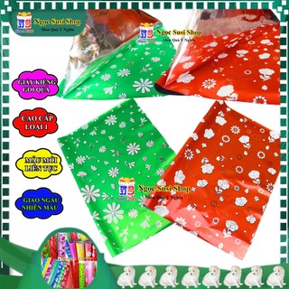 SET 5 GIẤY KIẾNG GÒI QUÀ  70X50CM LOẠI TỐT - GIẤY GÓI QUÀ GIẤY GÓI HỘP QUÀ GIAO NGẪU NHIÊN MÀU