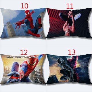 Vỏ Gối Polyester Người Nhện Siêu Anh Hùng Người Nhện In Một Mặt Polyeste Đệm Ô Tô Trang Trí Nhà Cửa (Không Có Lõi Gối)