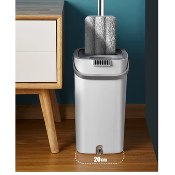 Cây lau nhà phẳng với Bộ xô/cây lau nhà vắt khô dễ dàng, cây lau nhà, cây lau nhà ướt và khô, cây lau nhà vắt lười, cây
