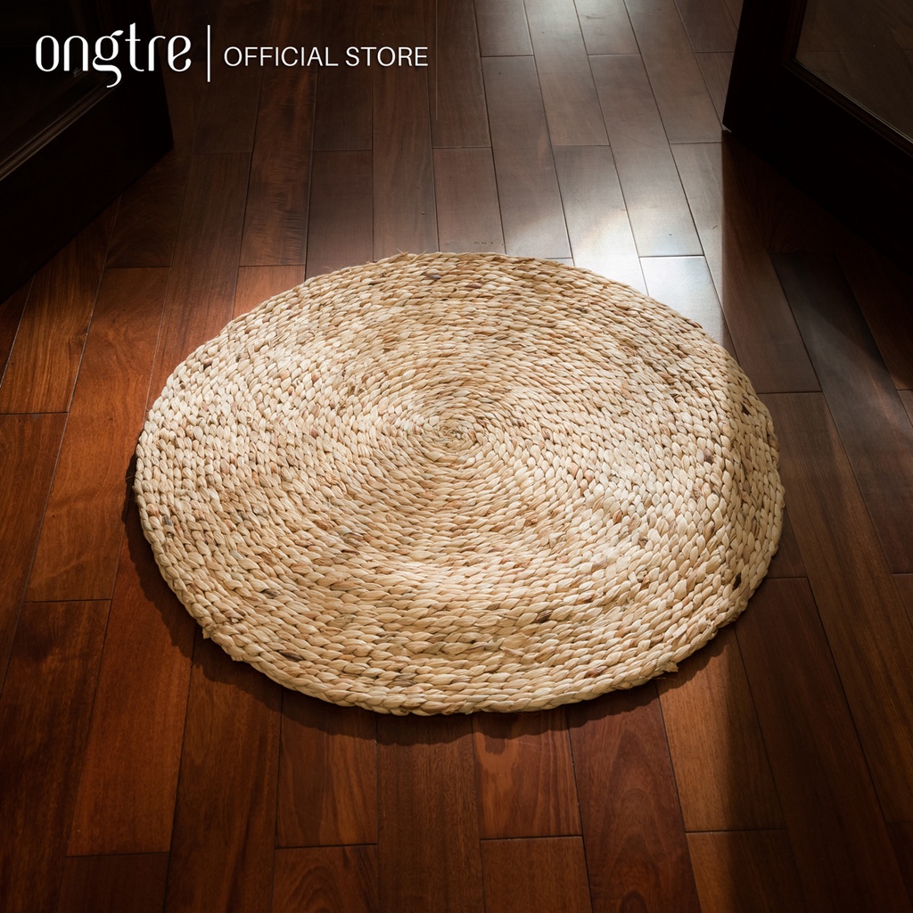 Thảm Cói, Thảm Lục Bình ONGTRE 60-120cm - Thảm Trải Sàn, Thảm Decor Trang Trí, Chụp Ảnh, Handmade Cao Cấp