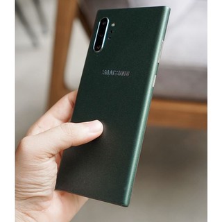 Dán mặt lưng skin xanh rêu nhám Samsung NOTE 10 PLUS NOTE 10 S20 ultra Note 20 S10 PLUS S10 5G NOTE 8 NOTE 9 S8 S9 S10