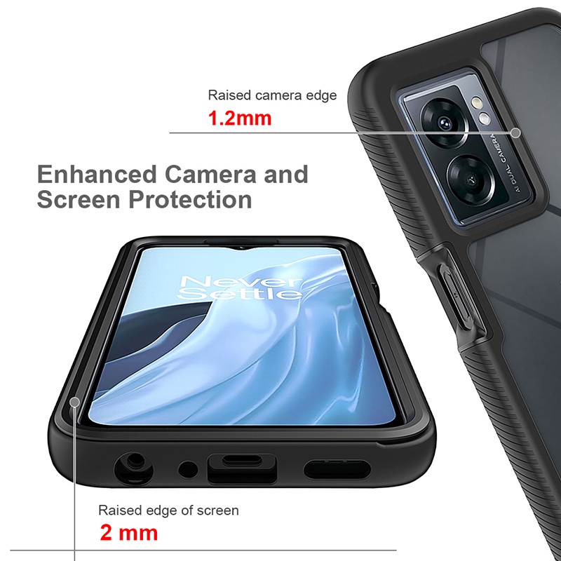 Dành Cho OPPO A57 A57s A57e A77s A77 5G Full Body Hybrid Chống Trầy Xước Vỏ Bảo Vệ Giáp Chống Sốc