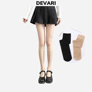 Vớ tất nữ dài cao cổ tàng hình thật chân giúp che đi khuyết điểm mềm mịn thoáng mát DEVARI T4914