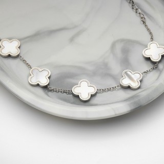 Vòng tay nữ LAMY Five Four Leaf Clovers Bracelet Silver 2026