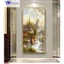 Tranh Treo Tường Sơn Dầu Phong Cảnh Đứng , Tranh Tráng Gương D40x60cm D50x75cm D60x90cm D70x110m