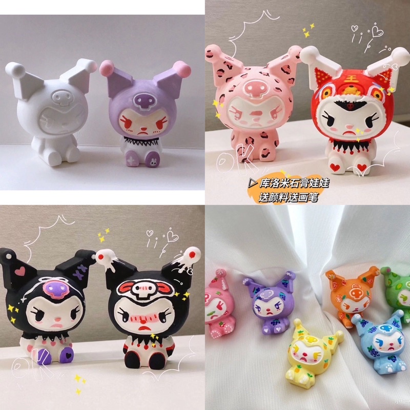 Tượng tô Kuromi thạch cao 