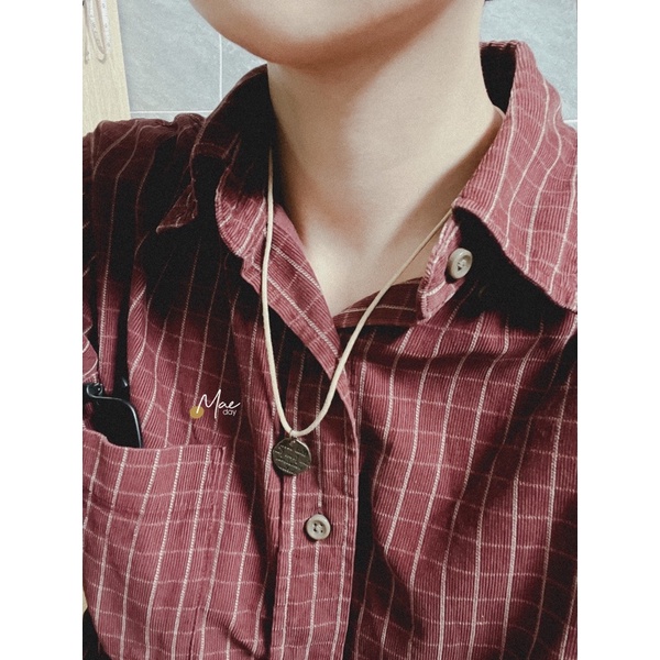Vòng cổ Kazu -  dây chuyền mặt chữ cổ điển vintage