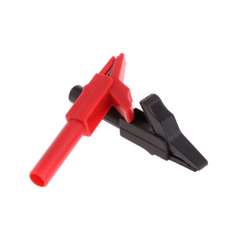 Shas 300V 15A Kẹp Cá Sấu Kẹp Kiểm Tra Điện Với 4 Mm Chuối Jack Ổ Cắm Thiết Bị Đầu Cuối Thích Hợp Cho Vạn Năng Kiểm Tra L