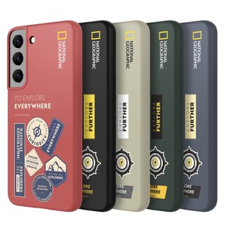 National Geographic - Palette Color Wappen dán họa tiết vỏ điện thoại hôn mê cho iphone 15 14 13 12 11 pro max s24 s23 s22 plus s22 + s21 màu be siêu đen xanh