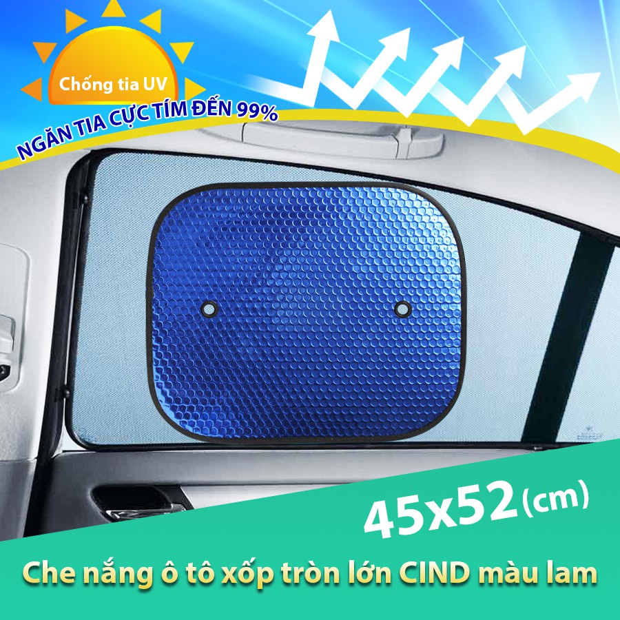 Tấm che nắng xốp bạc ô tô, bộ 4 tấm che nắng kính sườn xe ô tô, Chống nắng, chống tia UV hiệu quả