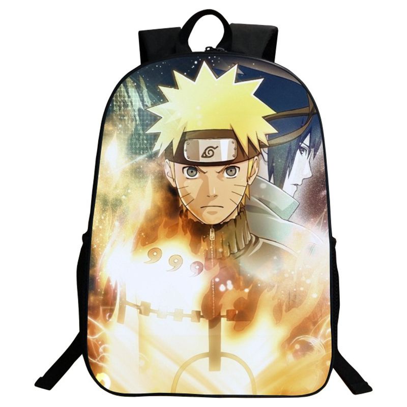 Ba lô đi học họa tiết nhân vật anime Naruto Kakashi Uchiha Itachi Quà cho trẻ em