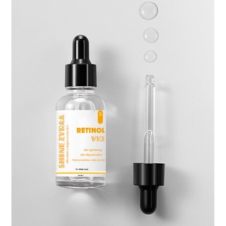 Serum Retinol V10  Shine Zyza Chống Lão Hóa Trắng da, Mờ thâm Làm Giảm Nếp Nhăn Hiệu Quả 30ml