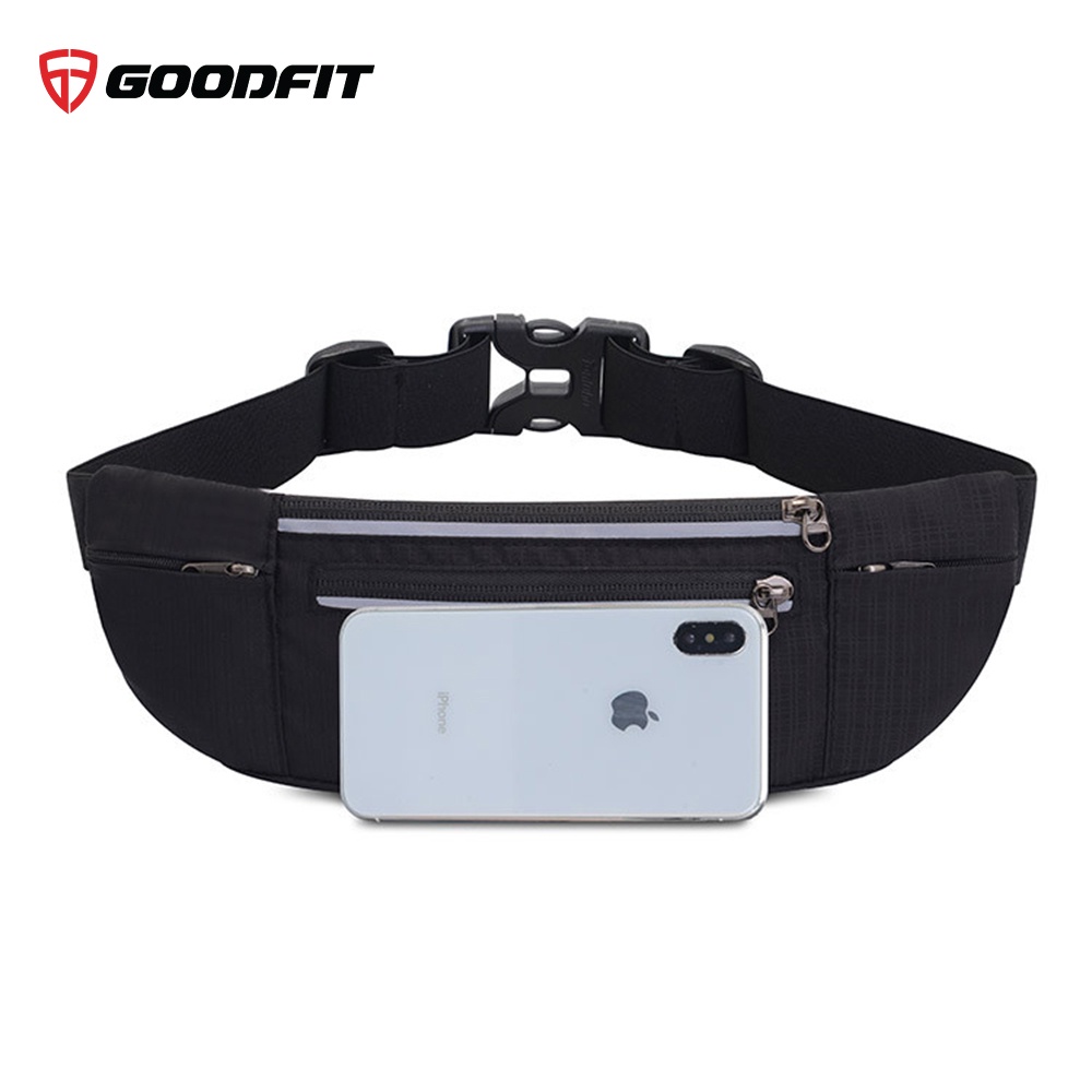 Túi đeo hông chạy bộ có ngăn đựng nước GoodFit GF108RB, túi chạy bộ cao cấp giá rẻ