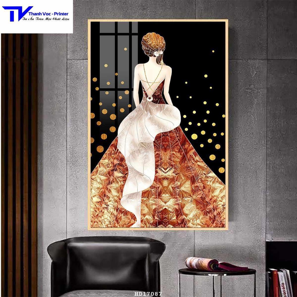 Tranh Treo Tường Hiện Đại , Tranh Tráng Gương D40x60cm D50x75cm D60x90cm D70x120cm