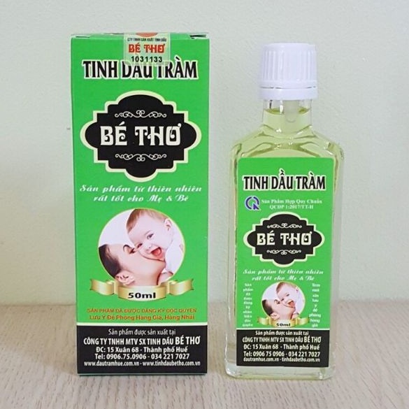 Dầu Tràm bé Thơ cho bé từ sơ sinh 100ml có tem chống hàng giả mesocshop