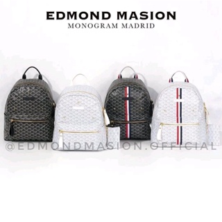 CHÍNH HÃNG] BALO EDMOND MAISON MONOGRAM BACKPACK BASIC - BALO SINH VIÊN GIÁ  RẺ