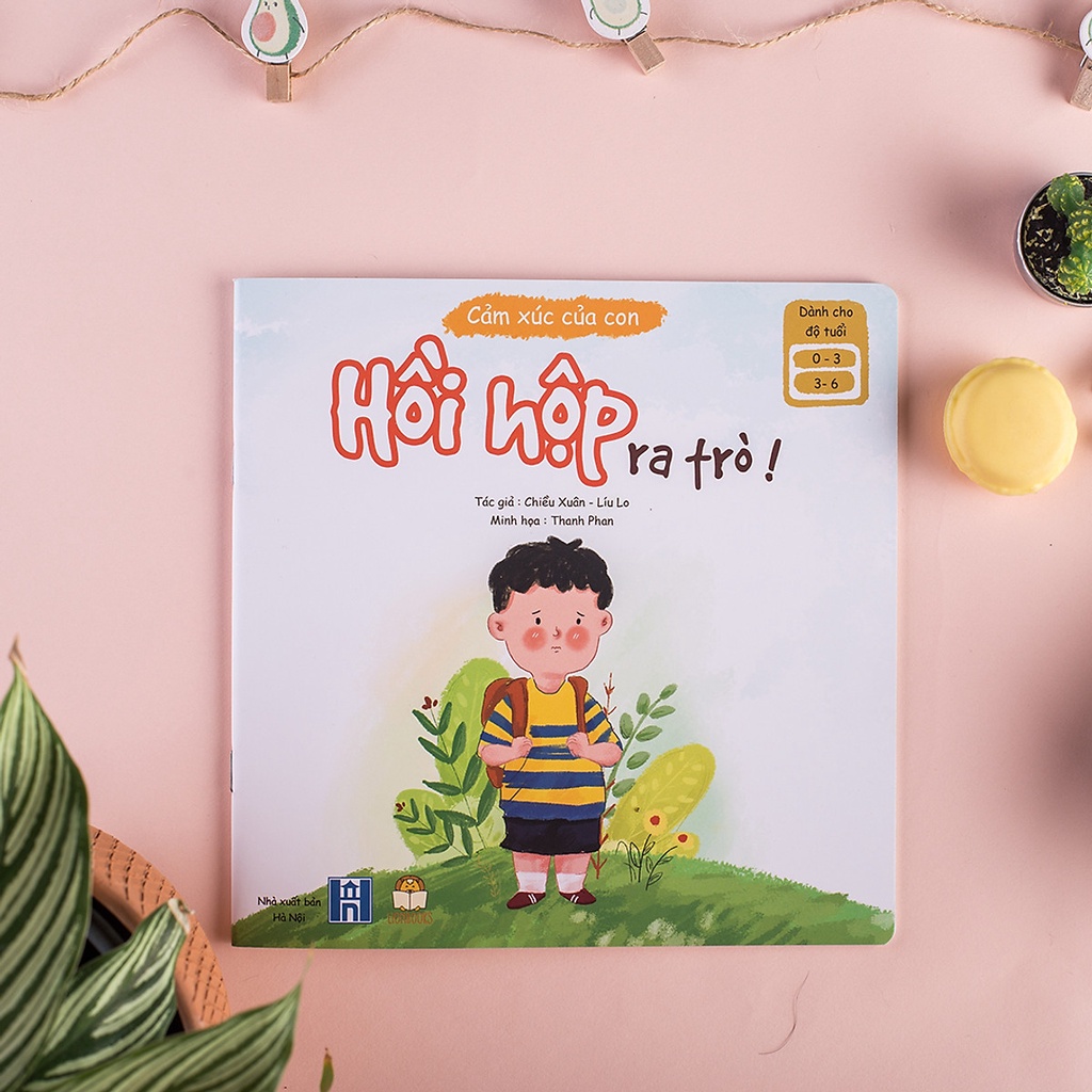 Ảnh Sách - Bộ Cảm Xúc Của Con 2 cuốn thơ, 2 cuốn kể chuyện, giúp bé 0-6 tuổi gọi tên cảm xúc 1