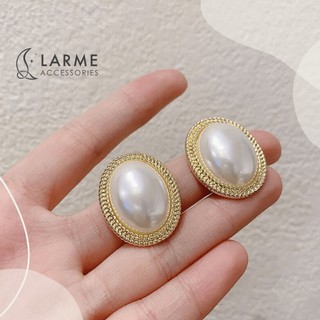 Khuyên tai vintage kiểu dáng sang trọng larme accessories - KT0207