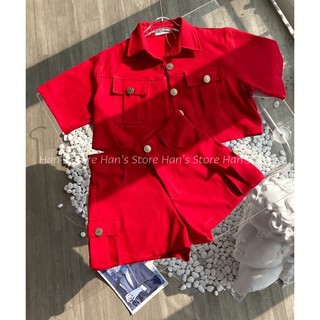[HAN’S STORE ]BỘ QUẦN SHORT TÚI HỘP CỰC DỄ THƯƠNG -(ẢNH THẬT)