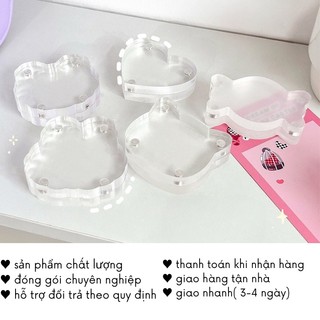 Khung Ảnh 3D Để Bàn Acrylic Trong Suốt Gía Đỡ Mini Timo VPBL14