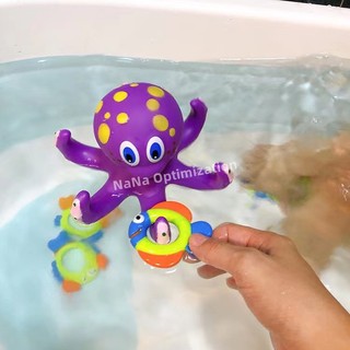Bộ 6 Món Đồ Chơi Nhà Tắm Hình Bạch Tuộc Dễ Thương Cho Bé