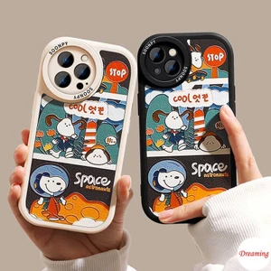 Ốp Điện Thoại Mềm Họa Tiết Phi Hành Gia Cho iphone 15 14 13 12 11 pro x xr xs max se 2020 6 6s 7 8 plus