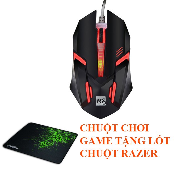 Chuột Chuyên Game R8 1602 Đèn LED Đa Màu (Đen) - Hàng Chính Hãng ...