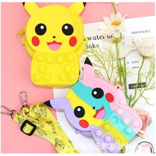 Túi Đeo Chéo Hình  Pikachu/Kỳ Lân Dễ Thương Cho Bé