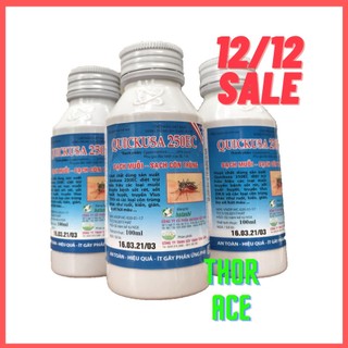 Thuốc diệt muỗi, côn trùng Quick Usa 3500ec - Chai 100ml