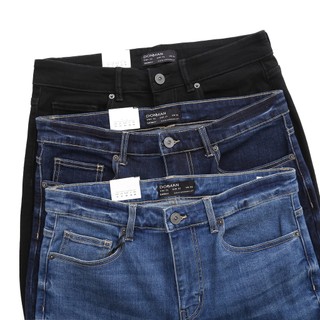 Quần jean nam trơn Kboy Shop form regular fit tôn dáng dày dặn, co giãn, dễ mặc, Basic cao cấp - QJN03