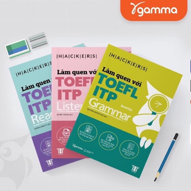 Lẻ/Combo Sách Làm Quen Với TOEFL ITP (Reading + Listening + Gammar ...