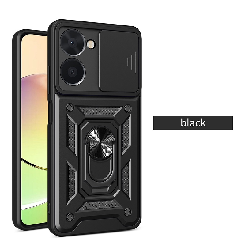 Ốp Điện Thoại Chống Sốc Có Nhẫn Đỡ Từ Tính Cho Realme 10 4G 9I 8I 9 Pro Plus 5G