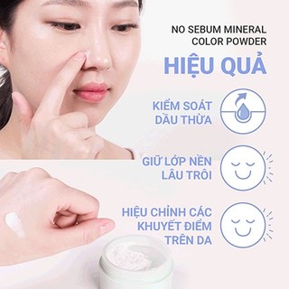 Phấn phủ dạng bột kiềm dầu Innisfree - No sebum
