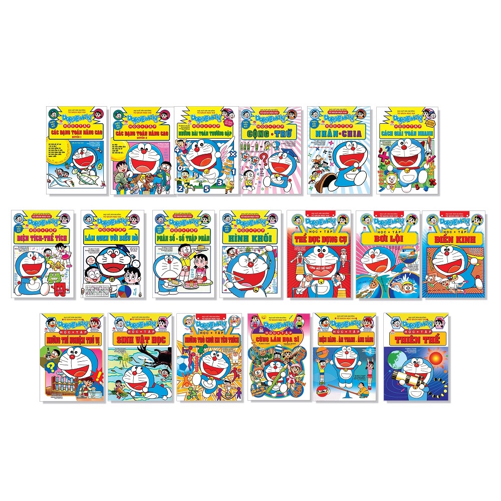 Sách - Doraemon Học Tập - Quyển lẻ tùy chọn (bộ 19 quyển) | Shopee Việt Nam