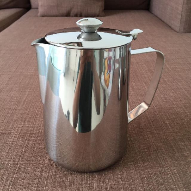 Ca inox có nắp cao cấp - Ca pha ủ trà, cafe, quầy pha chế dùng cho nhà ...