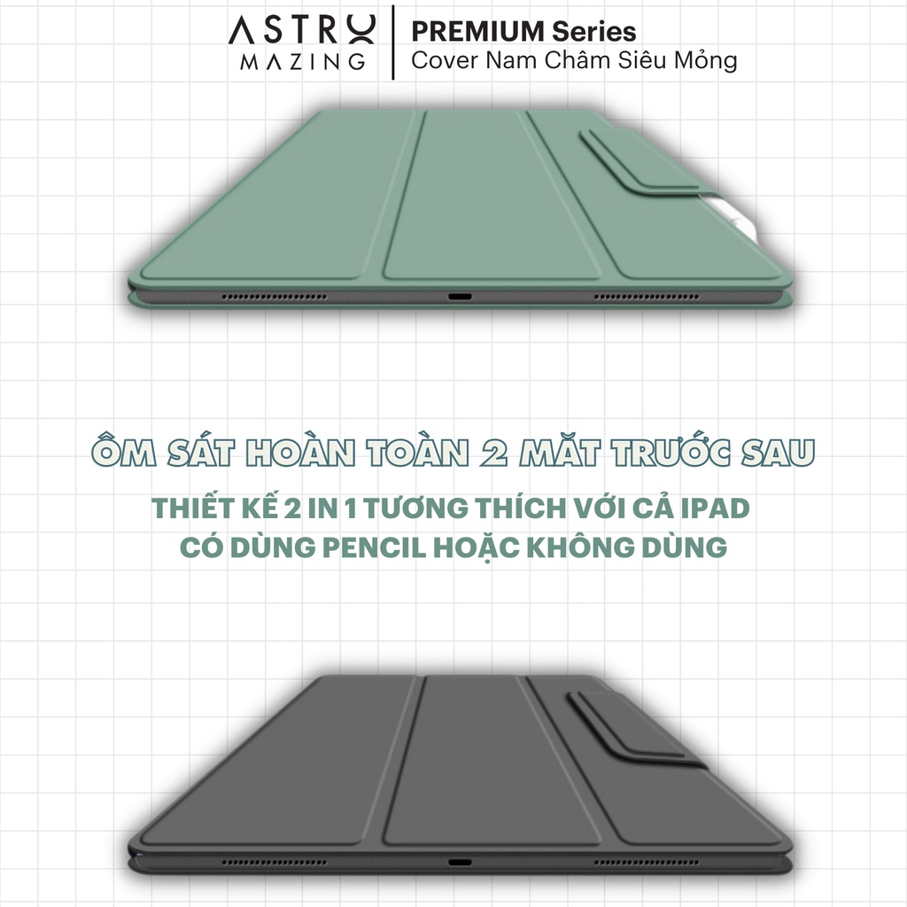 Ảnh Bao da case nam châm AstroMazing siêu mỏng cho iPad Pro 11 Air 4 5 cover Mini 6 3