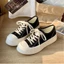 Giày sneaker thể thao unisex vải canvas trơn đế độn bánh mì dáng basic G06_NT Shoes