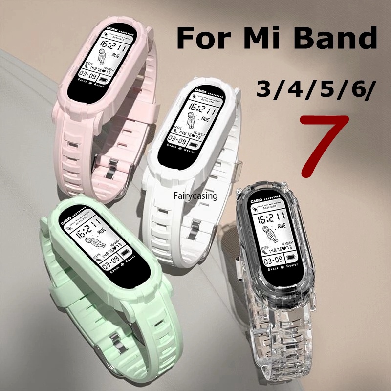 Cinturino In Silicone Con Note Musicali Per Xiaomi Mi Band 5 E 6 - Bracciale Stile Musica