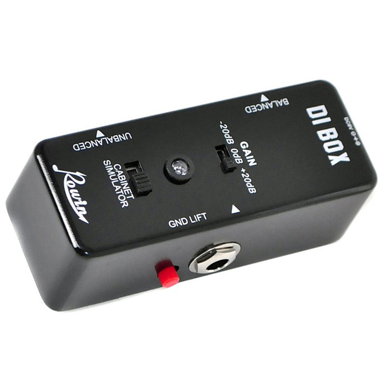 Rowin DI BOX LEF-331 Micro-DI với Cab Sim và Gain Guitar Effect Pedal True Bypass