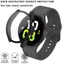 Ốp lưng + Vỏ kính cho Samsung Watch 5 40mm 44mm Tấm bảo vệ màn hình PC Matte Xung quanh Ốp lưng Galaxy Watch5 Vỏ bảo vệ